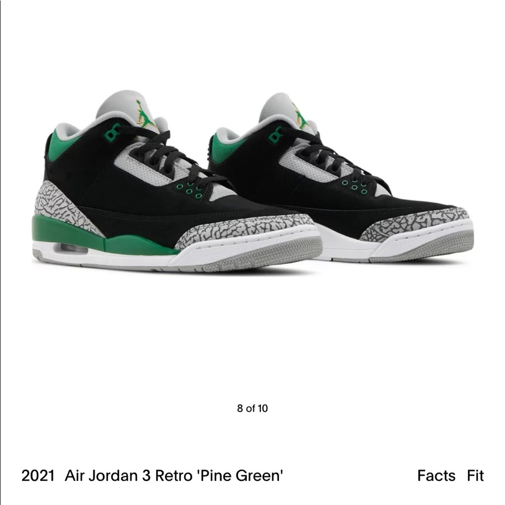 COPY - Air Jordan retro 3 Pine green
